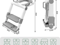Vaikiška tualeto sėdynė su laipteliais 
