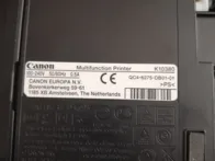 Naudotas Canon MG2250 rodo error E02