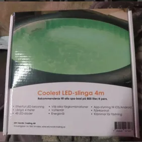 Led juosta 4 metrai, skirta į baseiną po vandeniu