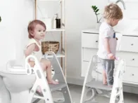Nauja tualeto sėdynė su laipteliais 