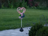 Saulės lempos 2 vnt Aukštis 77 cm