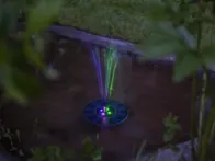 LED fontanas su saulės baterija 