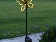 Saulės lempos 2 vnt Aukštis 77 cm