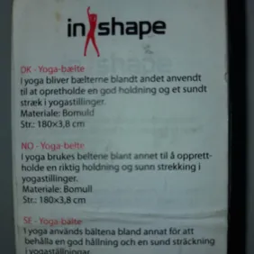 Inshape diržas