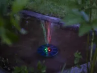 LED fontanas su saulės baterija 
