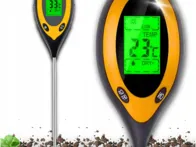 Dirvožemio drėgmės matuoklis 4 viename