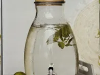Stiklinis ąsotis su kraneliu 5,5l
