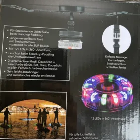 Irklentės apšvietimas 12 RGB 2vnt.
