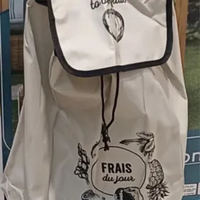 Krepšys su ratukais į parduotuvę