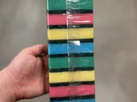 Valymo kempinėlės, 10 vienetų
