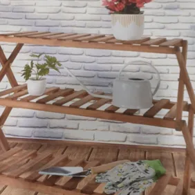Medinė lentyna 3 pakopų gali būti batų lentyna