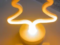 6 vnt LED dekoracijos