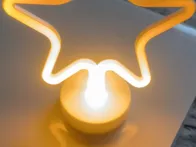 6 vnt LED dekoracijos