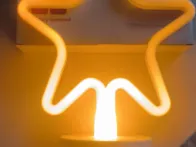 6 vnt LED dekoracijos